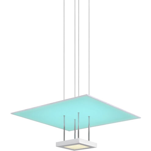 Chromaglo Spectrum LED 20 inch Satin White Pendant Ceiling Light