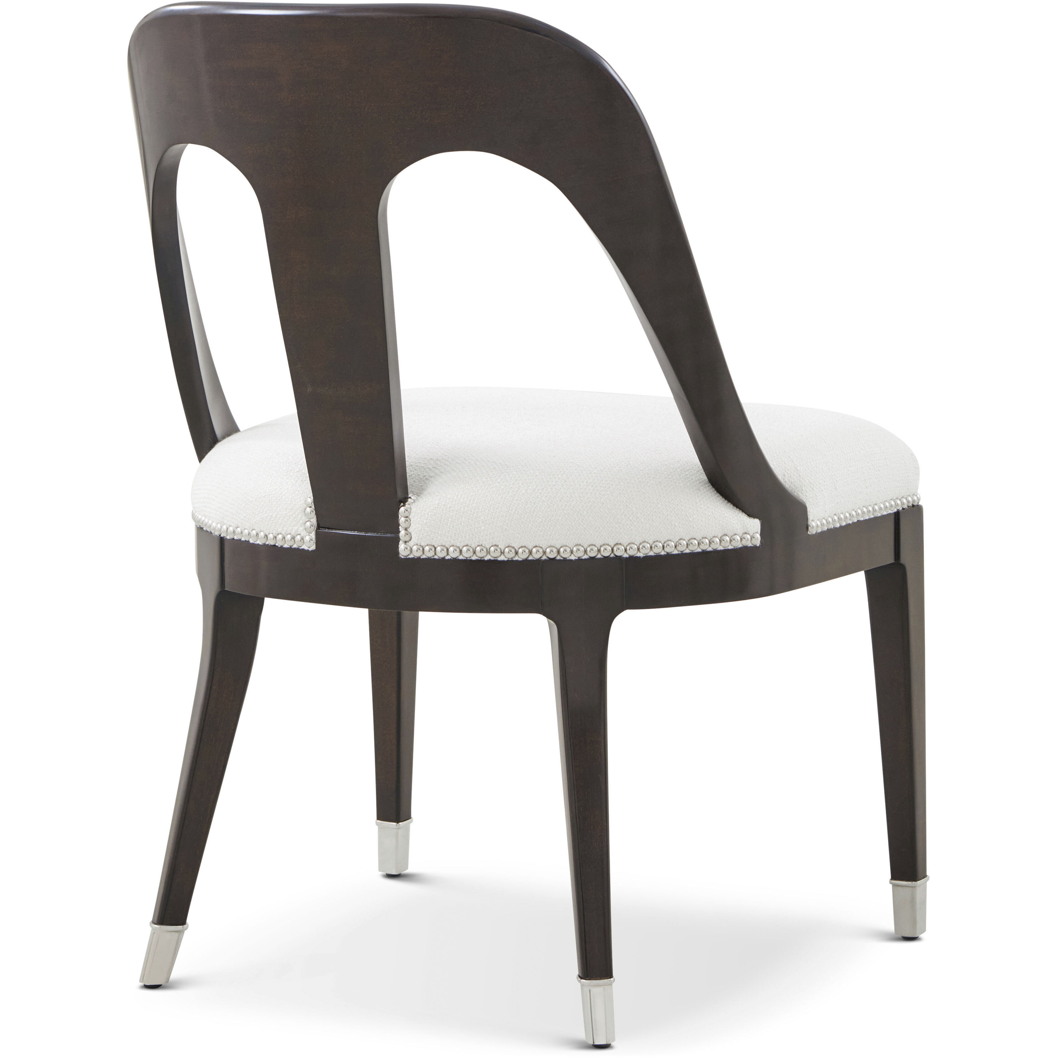 Spencer London Fulham Dining Side Chair, Wooden, Upholstered