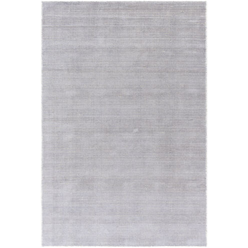 Amalfi 96 X 30 inch Slate / Metallic - Silver / Light Silver Handmade Rug in 2.5 x 8