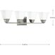 Clifton Heights 4 Light 32 inch Brushed Nickel Bath Vanity Wall Light