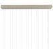 Lazio 15 Light 48 inch Silver Multi-Drop Pendant Ceiling Light