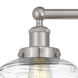 Bell 3 Light 24.5 inch Brushed Satin Nickel Bath Vanity Light Wall Light