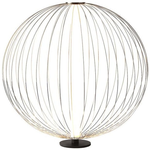 Spokes 21 inch Satin Nickel and Matte Black Desk Lamp Portable Light 