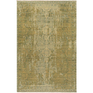Palace 120 X 96 inch Brown and Yellow Area Rug, Wool