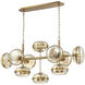 Nottingham 10 Light 22 inch Ancient Brass Chandelier Ceiling Light 