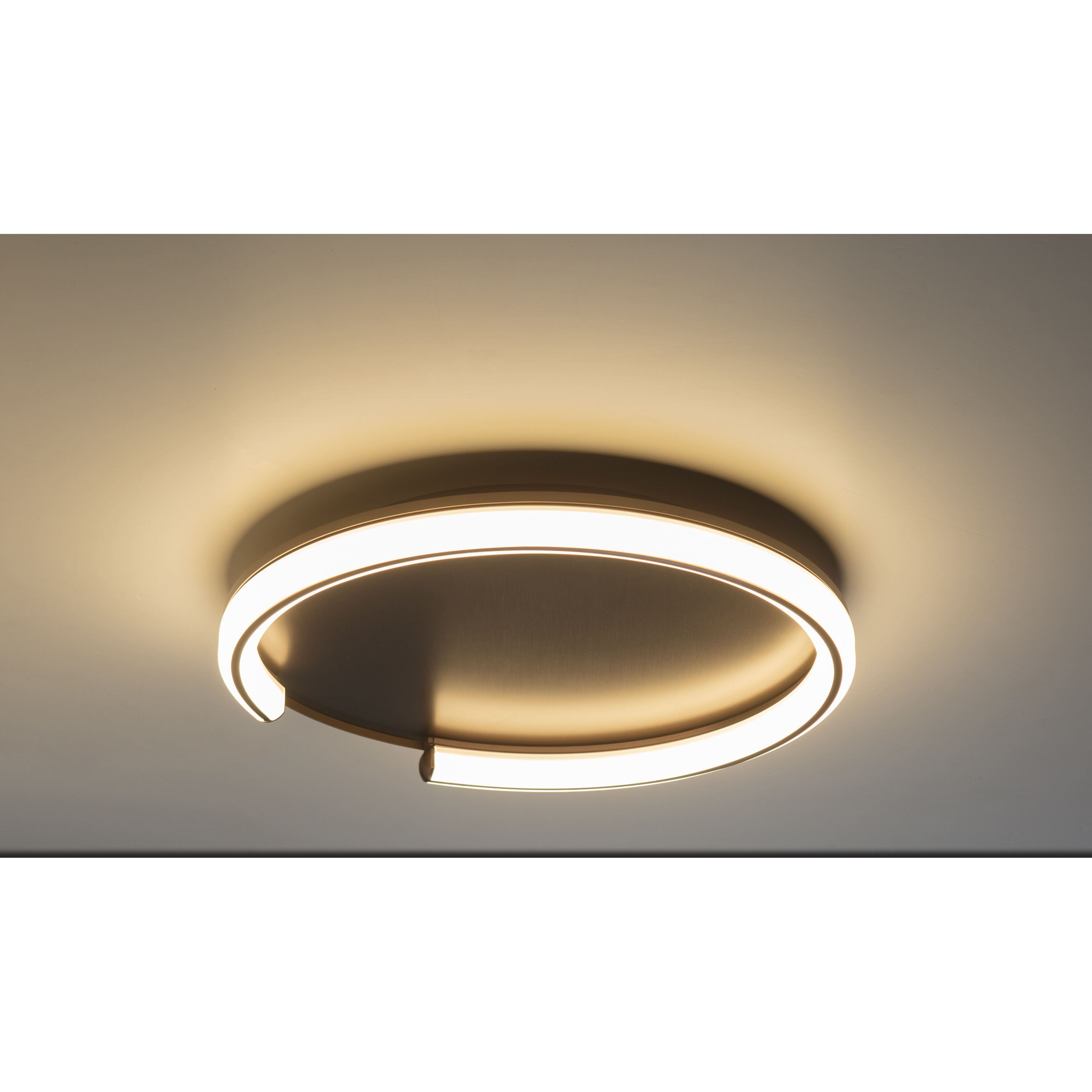 Anela LED 17.72 inch Brushed Champagne Flush Mount Ceiling Light