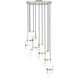Cayden 11 Light 24 inch Brushed Nickel Chandelier Ceiling Light