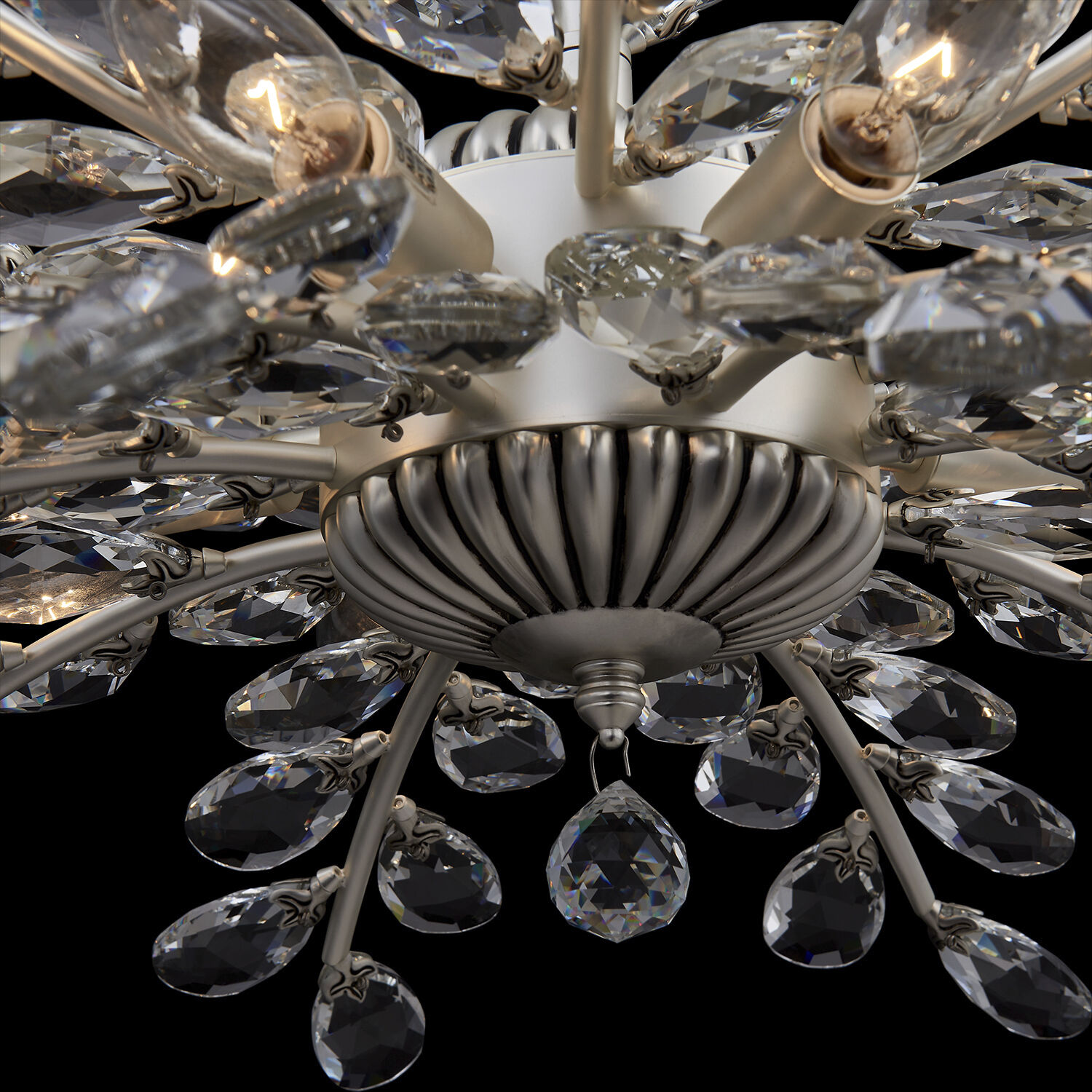 Alloro 8 Light 32 inch Pewter Pendant Ceiling Light