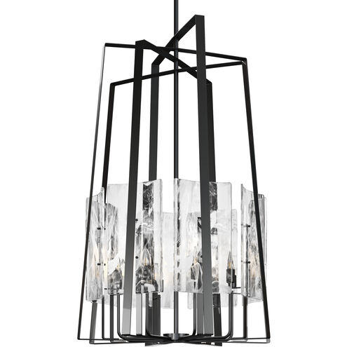Arc 8 Light 34.4 inch Ink Pendant Ceiling Light, Tall