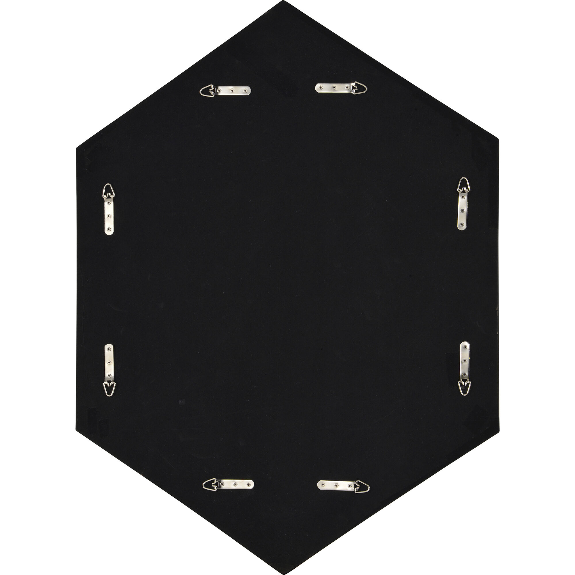 Cad 40 X 30 inch Black and Antique Gold Wall Mirror