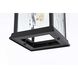 Mascher 1 Light 5 inch Black Outdoor Pendant