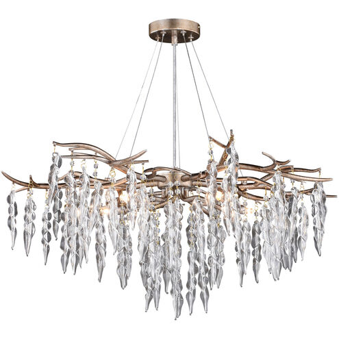 Rainier 5 Light 32 inch Silver Mist Chandelier Ceiling Light