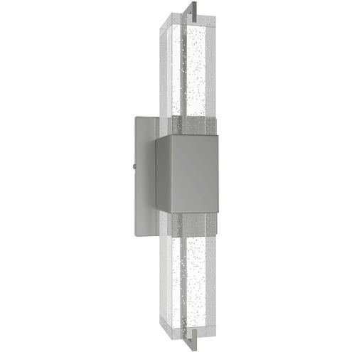 Original Glacier Avenue Wall Sconce Wall Light in Polished Nickel, Bubbled