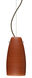 Tao 10 LED Bronze Pendant Ceiling Light in Cherry Glass