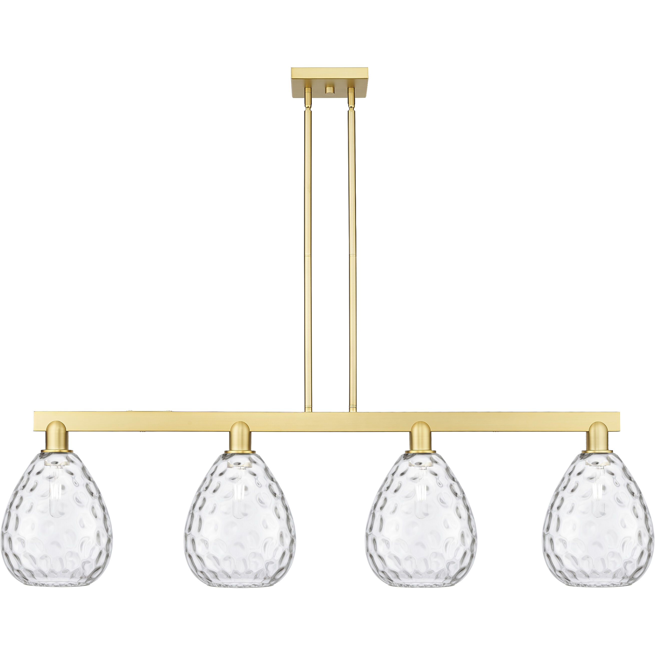 Arcadia Waverly Island Light Ceiling Light in Satin Gold
