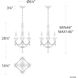 Signature Verona 4 Light 16.8 inch Heirloom Bronze Chandelier Ceiling Light, Schonbek Signature