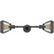 Franklin Restoration Fulton 2 Light 7 inch Oil Rubbed Bronze Bath Vanity Light Wall Light in Plated Smoke Glass, Franklin Restoration