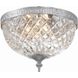 Radley 3 Light 12 inch Polished Chrome Flush Ceiling Light