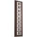 Tessera LED Statuary Bronze Outdoor Sconce