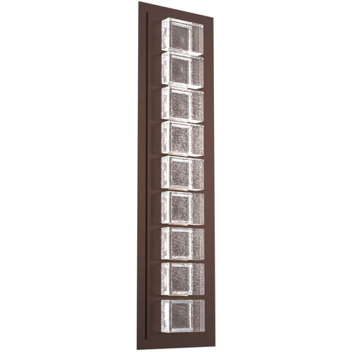 Tessera LED Statuary Bronze Outdoor Sconce