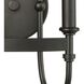 Wickshire 2 Light 9 inch Matte Black Sconce Wall Light