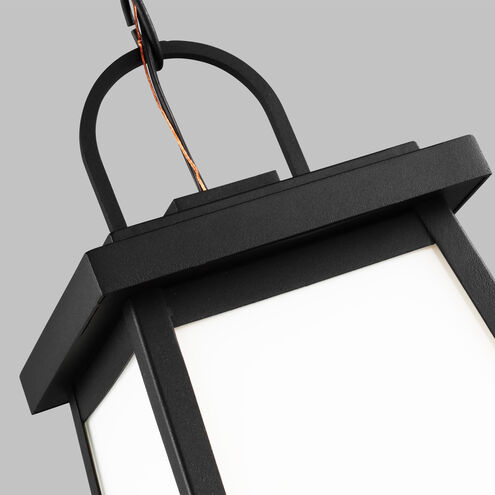 Founders 1 Light 7 inch Black Outdoor Pendant