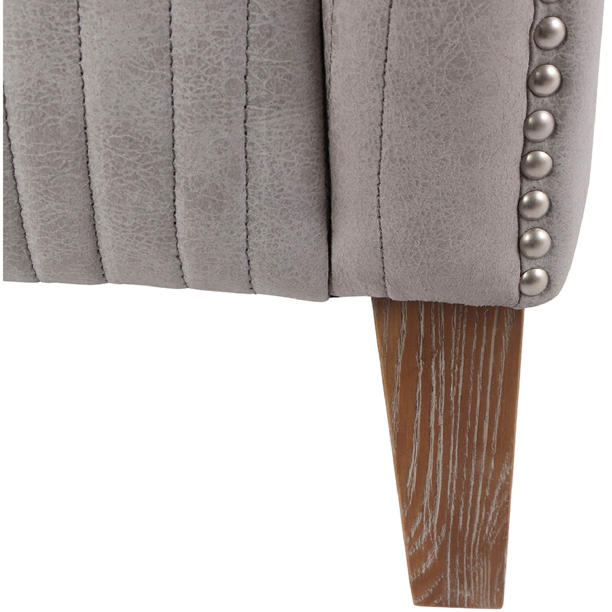 Carina Grey and Natural Accent Chair