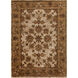 Scarborough 63 X 39 inch Khaki, Olive, Dark Brown, Camel, Burgundy Rug