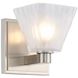 Weston Wall Sconce Wall Light in Glazed Nickel