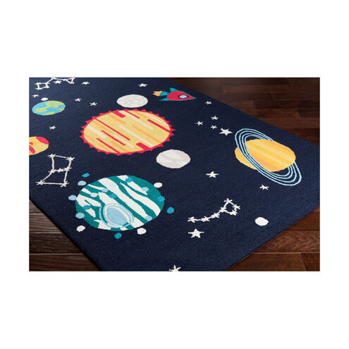 Peek-A-Boo 90 X 60 inch Navy/Bright Yellow/Bright Red/Bright Blue/Emerald Rugs, Poly Acrylic