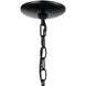 Main Street 4 Light 12 inch Black Outdoor Pendant