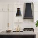 Brasserie 1 Light 20 inch Blackened Zinc and Heritage Bronze Pendant Ceiling Light