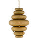 Bee My Honey 1 Light 20.5 inch Antique Brass Chandelier Ceiling Light