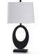 Fabian 29 inch 100.00 watt Black Resin Table Lamp Portable Light