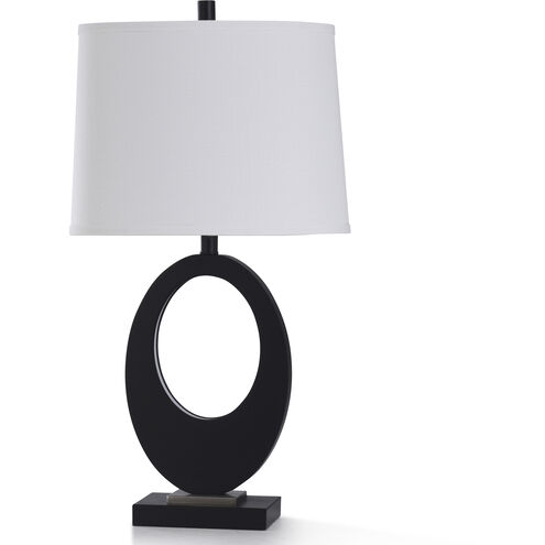 Fabian 29 inch 100.00 watt Black Resin Table Lamp Portable Light