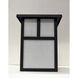 Coldwater 1 Light 8 inch Black Outdoor Wall Mount in White