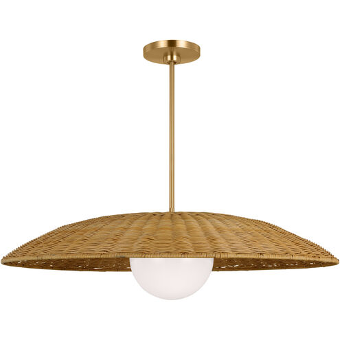 kate spade new york Mari 1 Light 31.63 inch Burnished Brass Pendant Ceiling Light