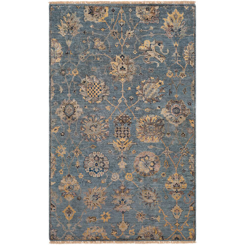 Farrar 36 X 24 inch Aqua Rug, Rectangle