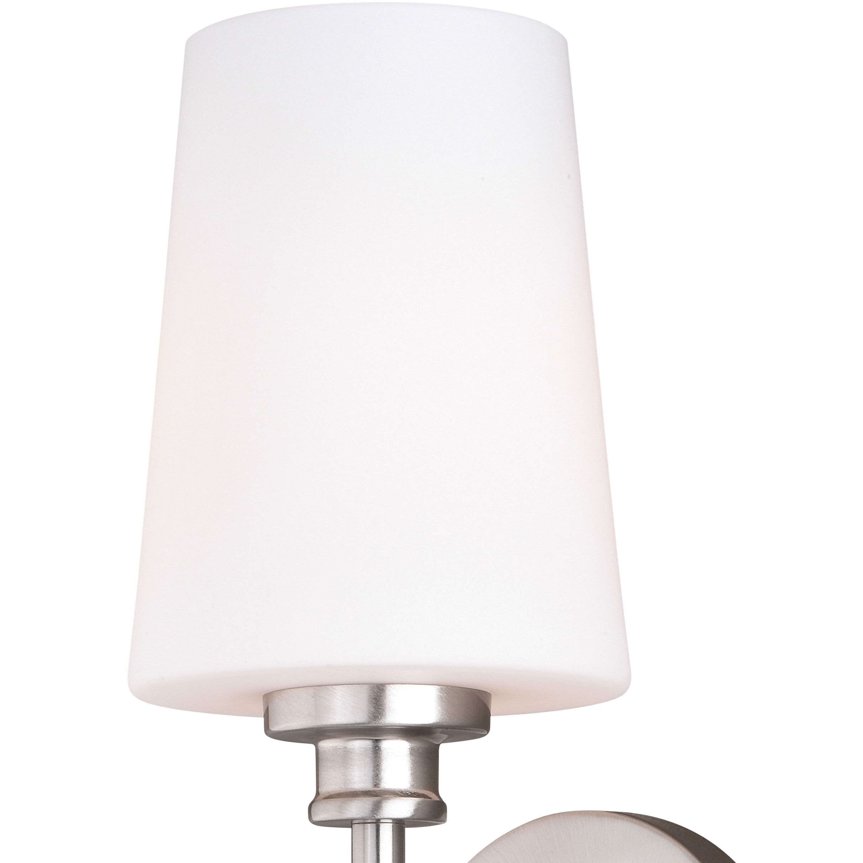 Clark LED 7 inch Satin Nickel Bathroom Light Wall Light