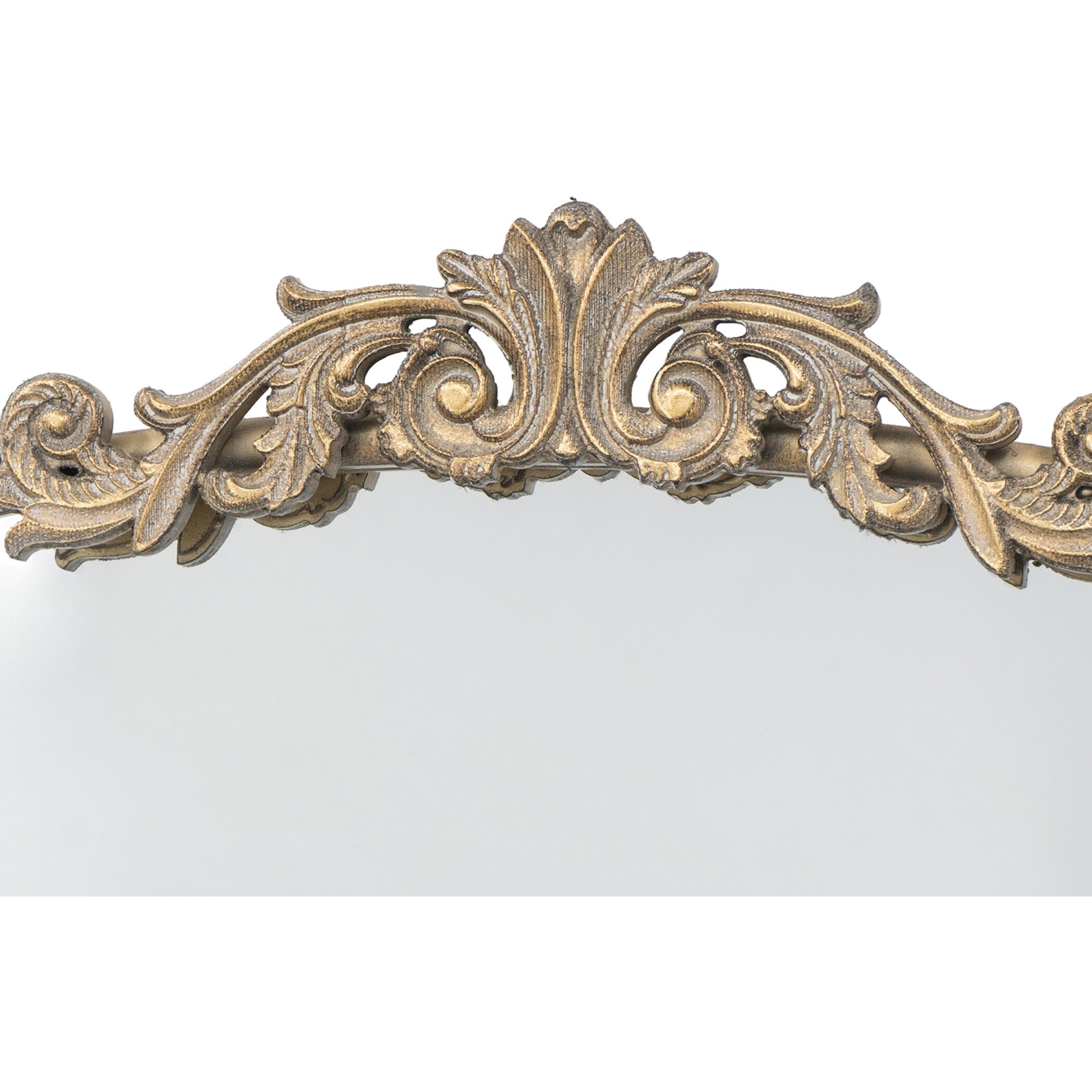 Baroque Inspired 41.7 X 24 inch Gold Mirror