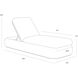 Barcelona Natural / Stinson White Outdoor Lounger