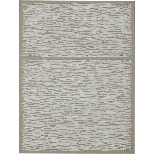 Chiari White and Beige Canvas Art