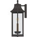 Manning 2 Light 19 inch Western Bronze Outdoor Wall Lantern