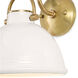 Eloise 1 Light 9.5 inch White Wall Sconce Wall Light
