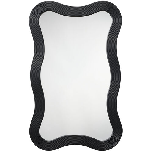 Dali 38 X 23.5 inch Black Bamboo Mirror