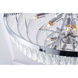Canada 27 Light 36 inch Chrome Chandelier Ceiling Light