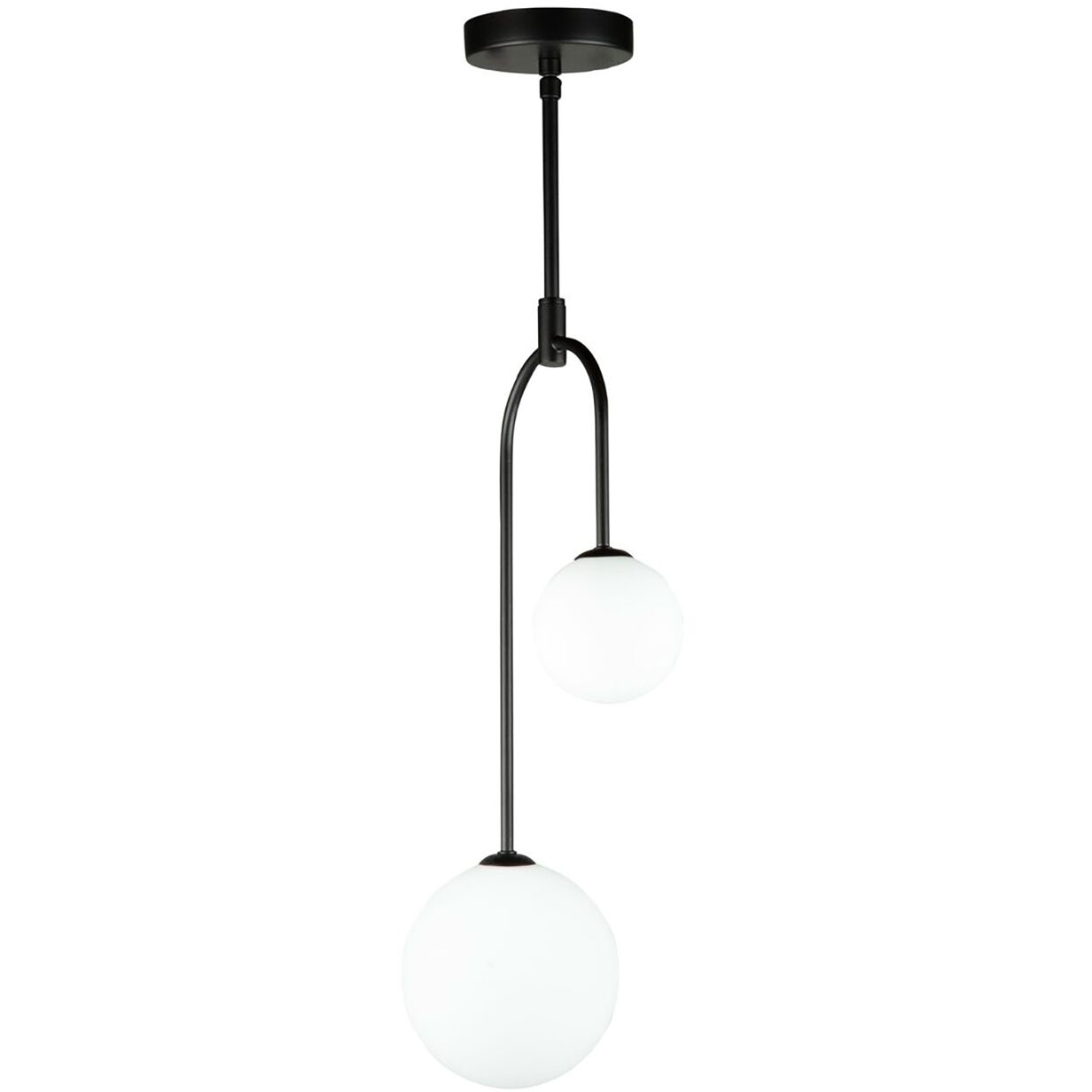 Comet LED 10 inch Semi Matte Black Pendant Ceiling Light