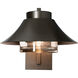 Hubbardton Forge Stowe 1 Light 14.8 inch Coastal Black Outdoor Wall Sconce 302054-1006 - Open Box