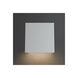 Angled Plane LED 8 inch Textured Bronze Indoor-Outdoor Sconce, Inside-Out