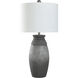 Benjamin 32 inch 150.00 watt Natural Gray Table Lamp Portable Light